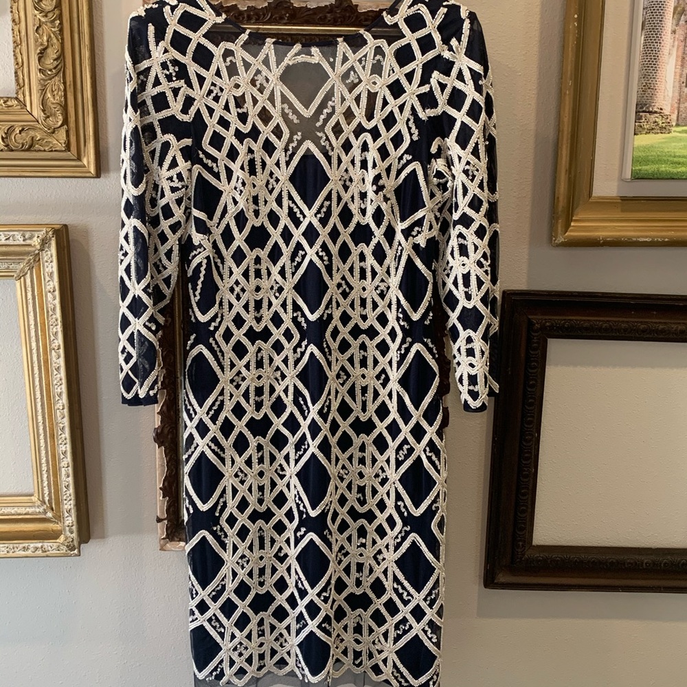 JS Collections Women’s Beaded Cocktail Dress